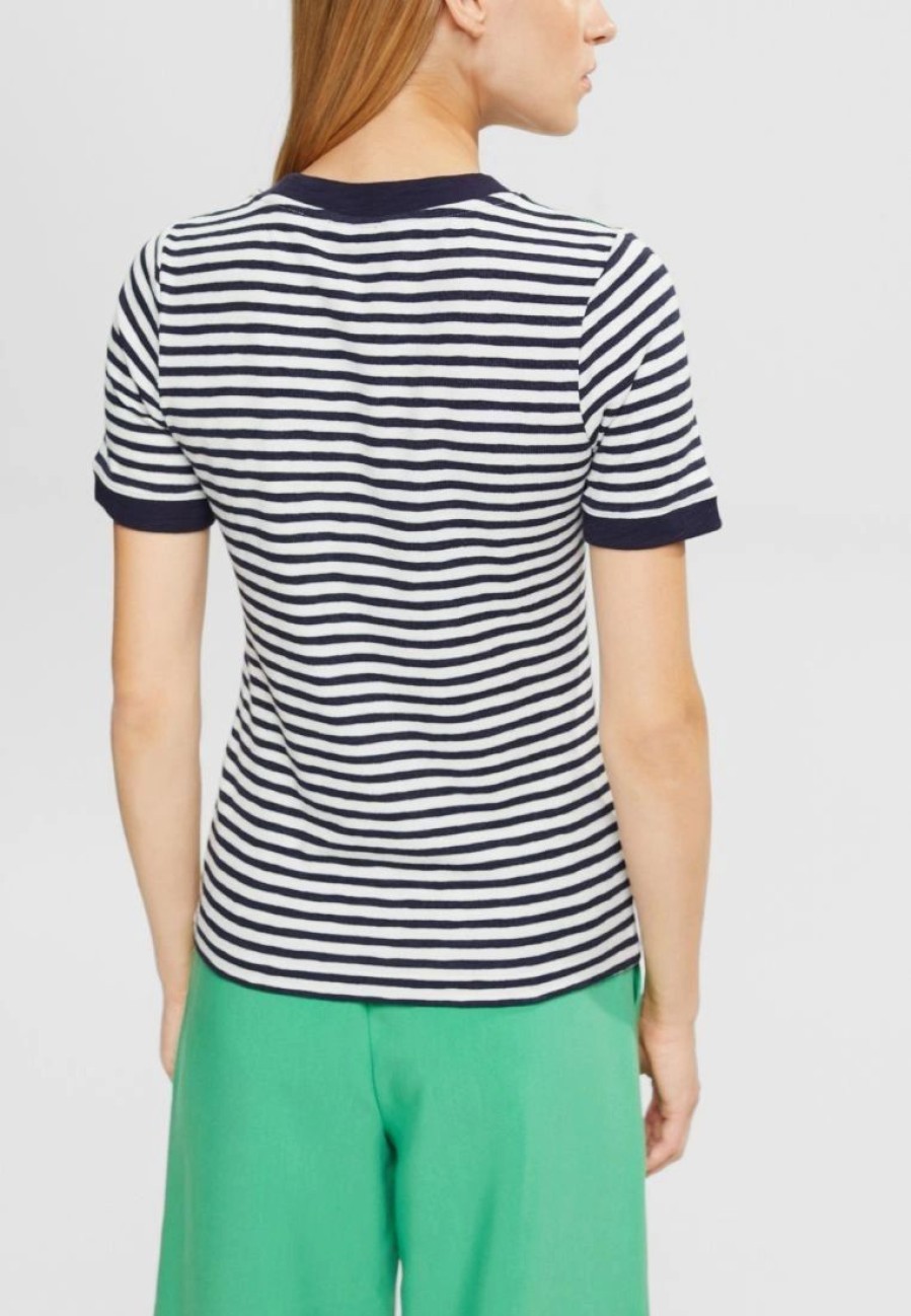 * Clothing | Esprit Striped Logo T-Shirt