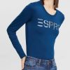 * Clothing | Esprit Long-Sleeved T-Shirt With Logo