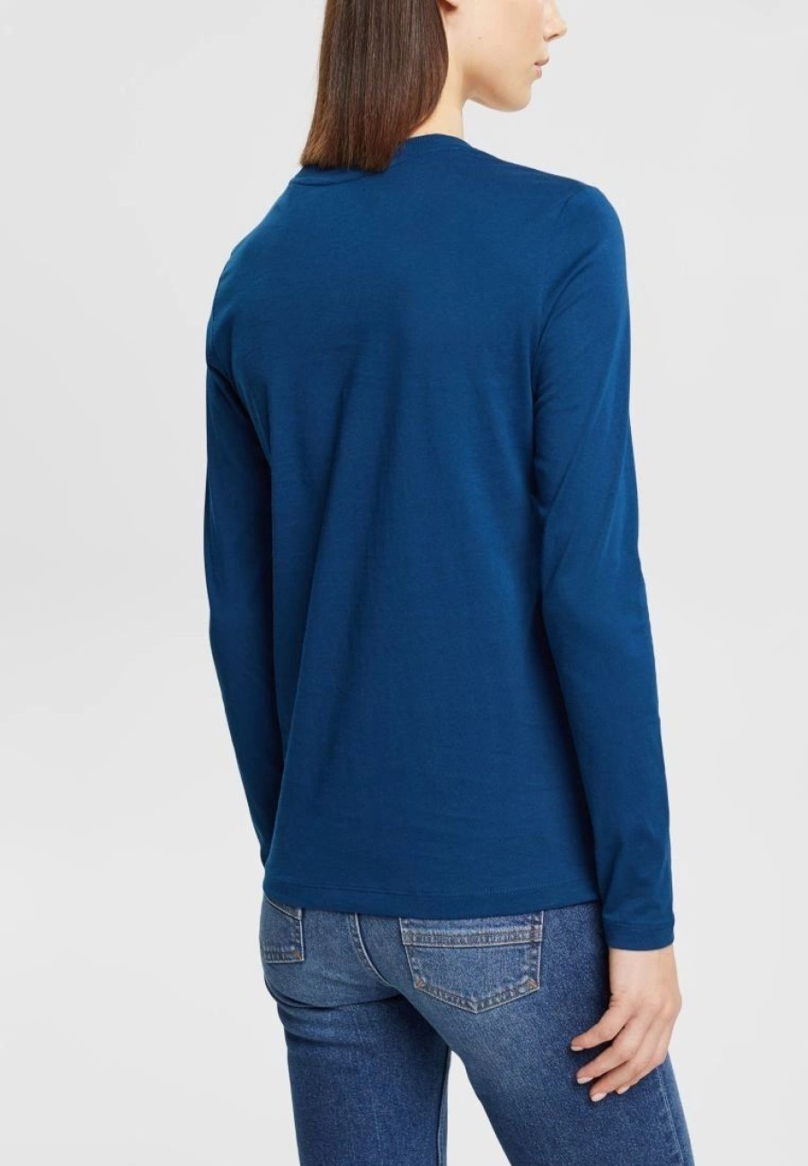 * Clothing | Esprit Long-Sleeved T-Shirt With Logo