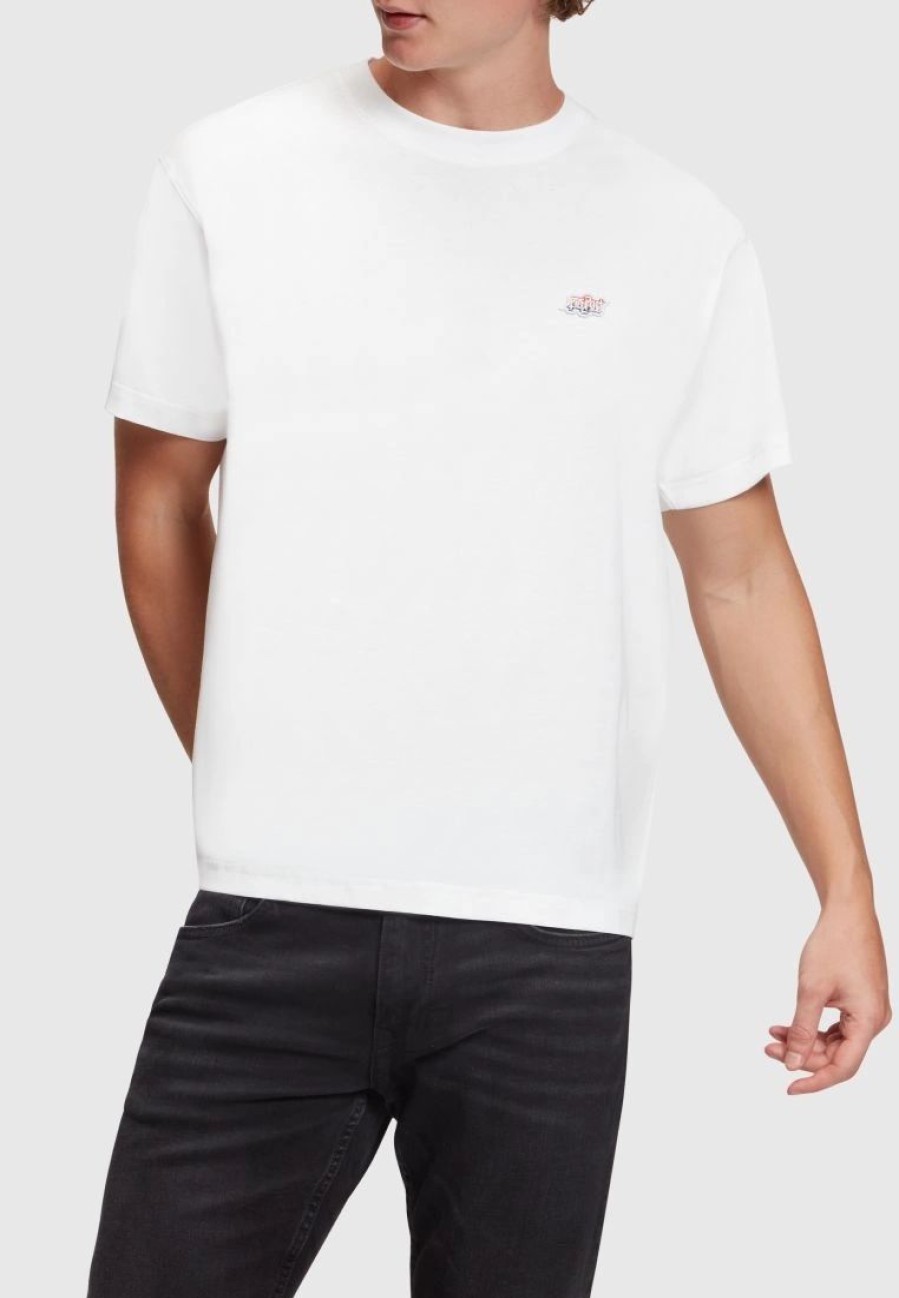 * Uncategorized | Esprit Ambigram Chest Logo Embroidery Tee