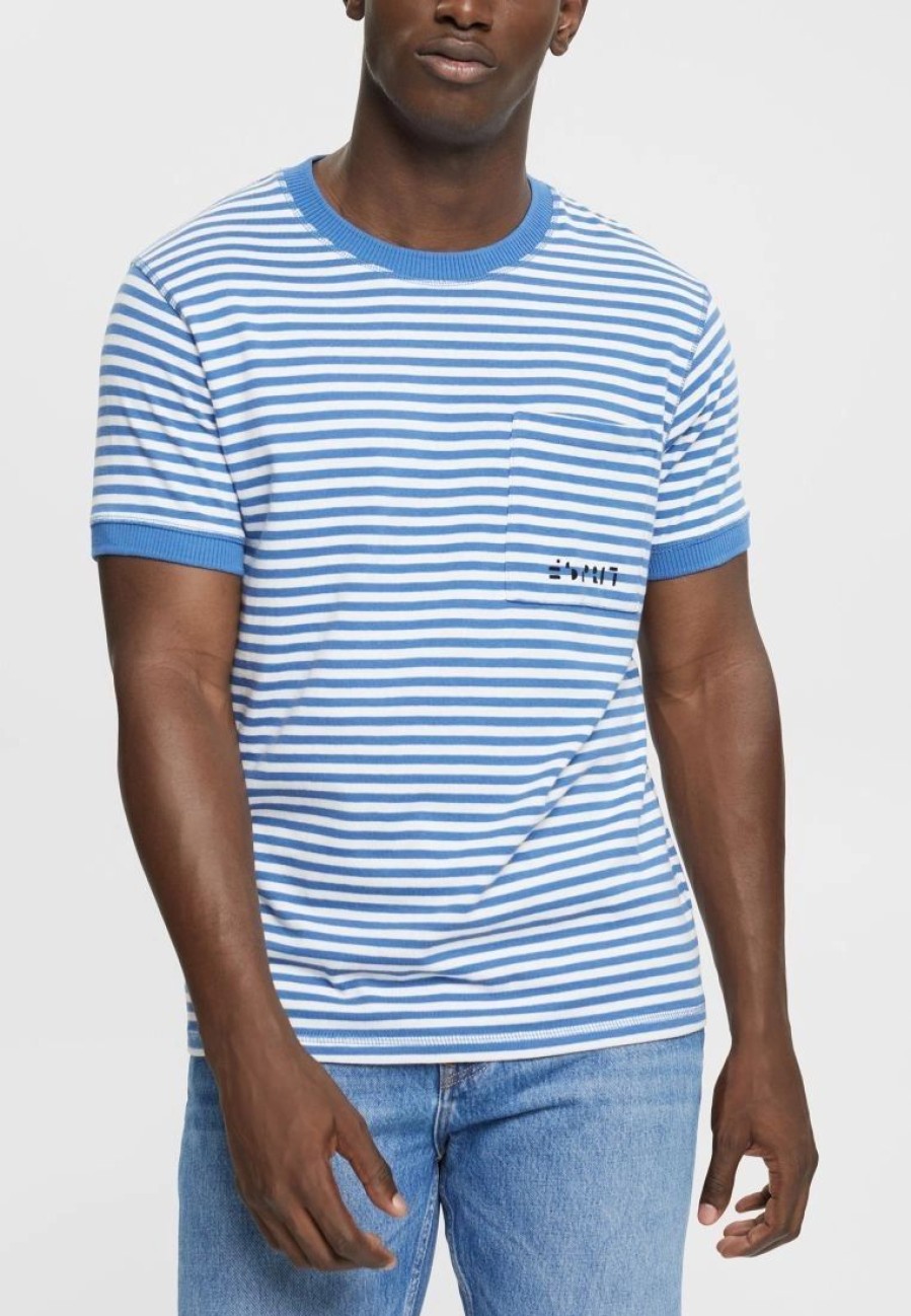 * Clothing | Esprit Striped Knitted T-Shirt