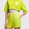 * Clothing | Esprit 2-In-1 Neon Print Logo Cropped Sweat Set