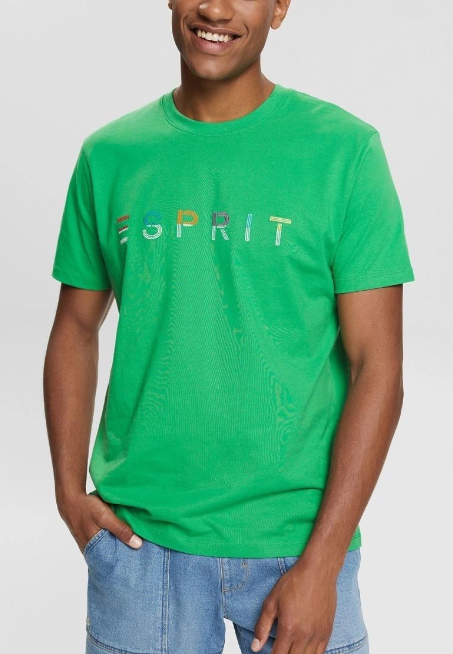 * Uncategorized | Esprit Jersey T-Shirt With An Embroidered Logo