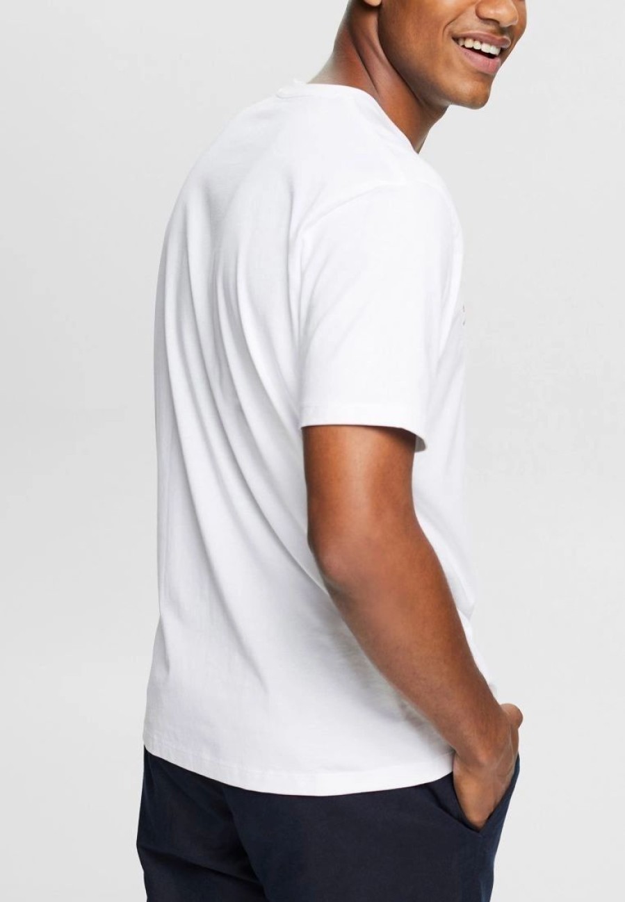 * Uncategorized | Esprit Jersey T-Shirt With An Embroidered Logo