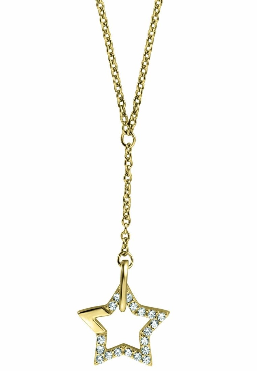 * Accessories | Esprit [Vivid Star] Gold Sterling Silver Necklace (42 Cm + 3 Cm Extension)