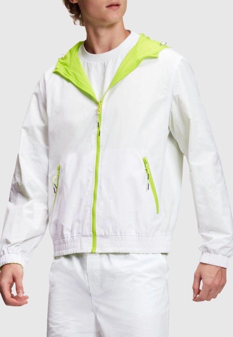 * Clothing | Esprit Reversible Neon Pop Layered Windbreaker