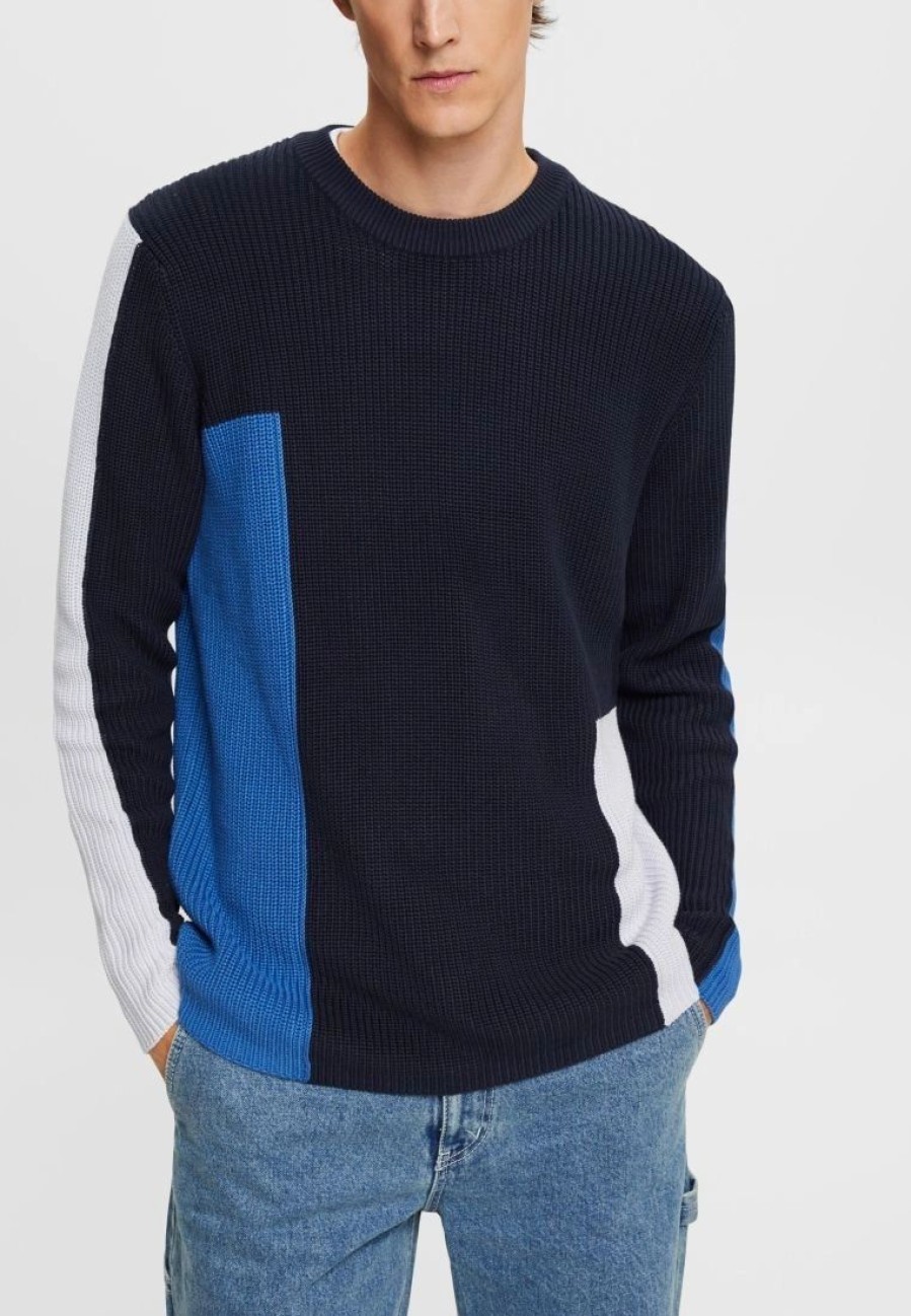 * Clothing | Esprit Knitted Colour Block Jumper