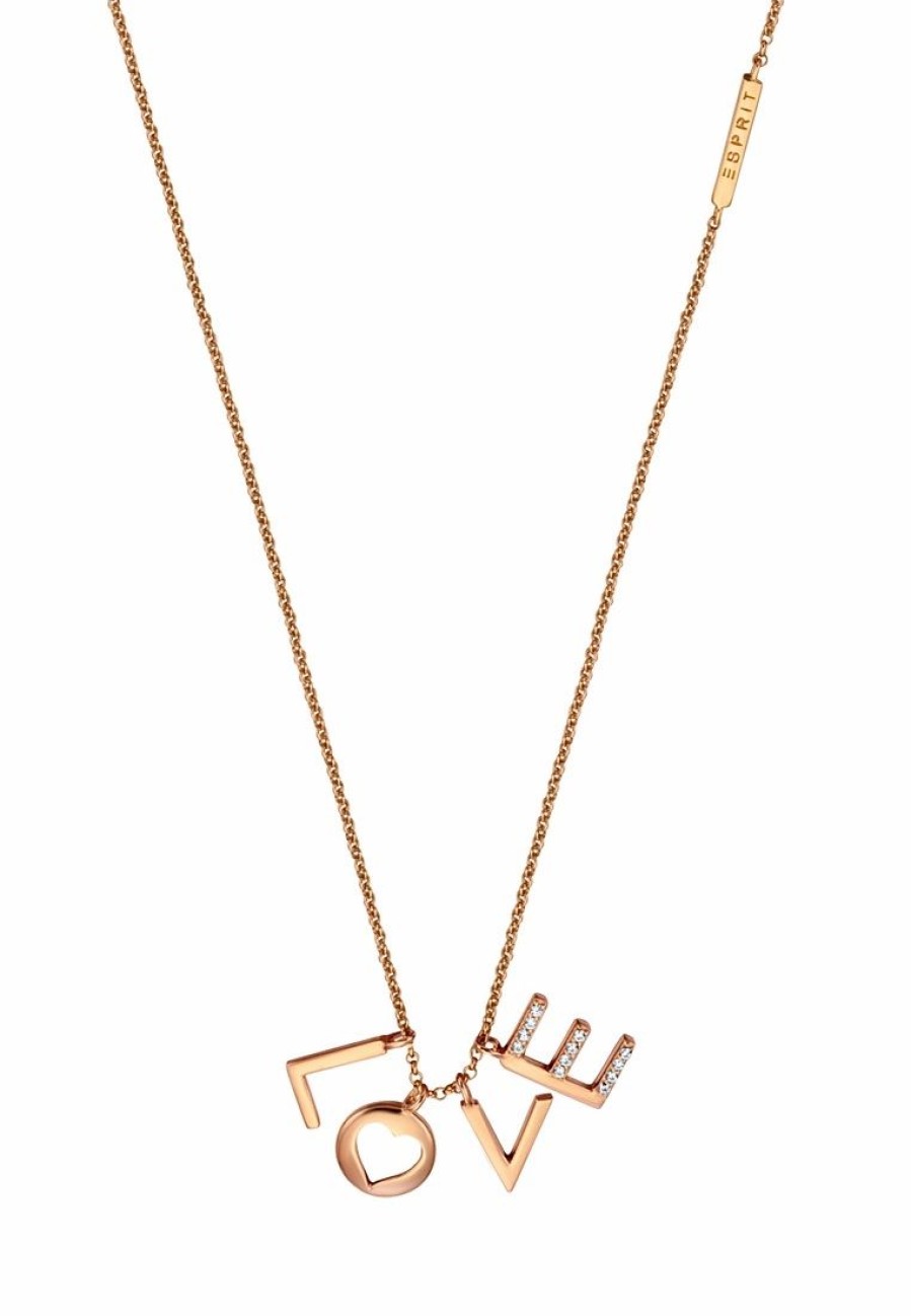 * Accessories | Esprit [Amory] Rosegold Sterling Silver Necklace (42 Cm + 3 Cm Extension)