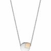 * Accessories | Esprit [Cloud] Two-Tone Silver & Rosegold Stainless Steel Necklace (48 Cm + 3 Cm Extension)