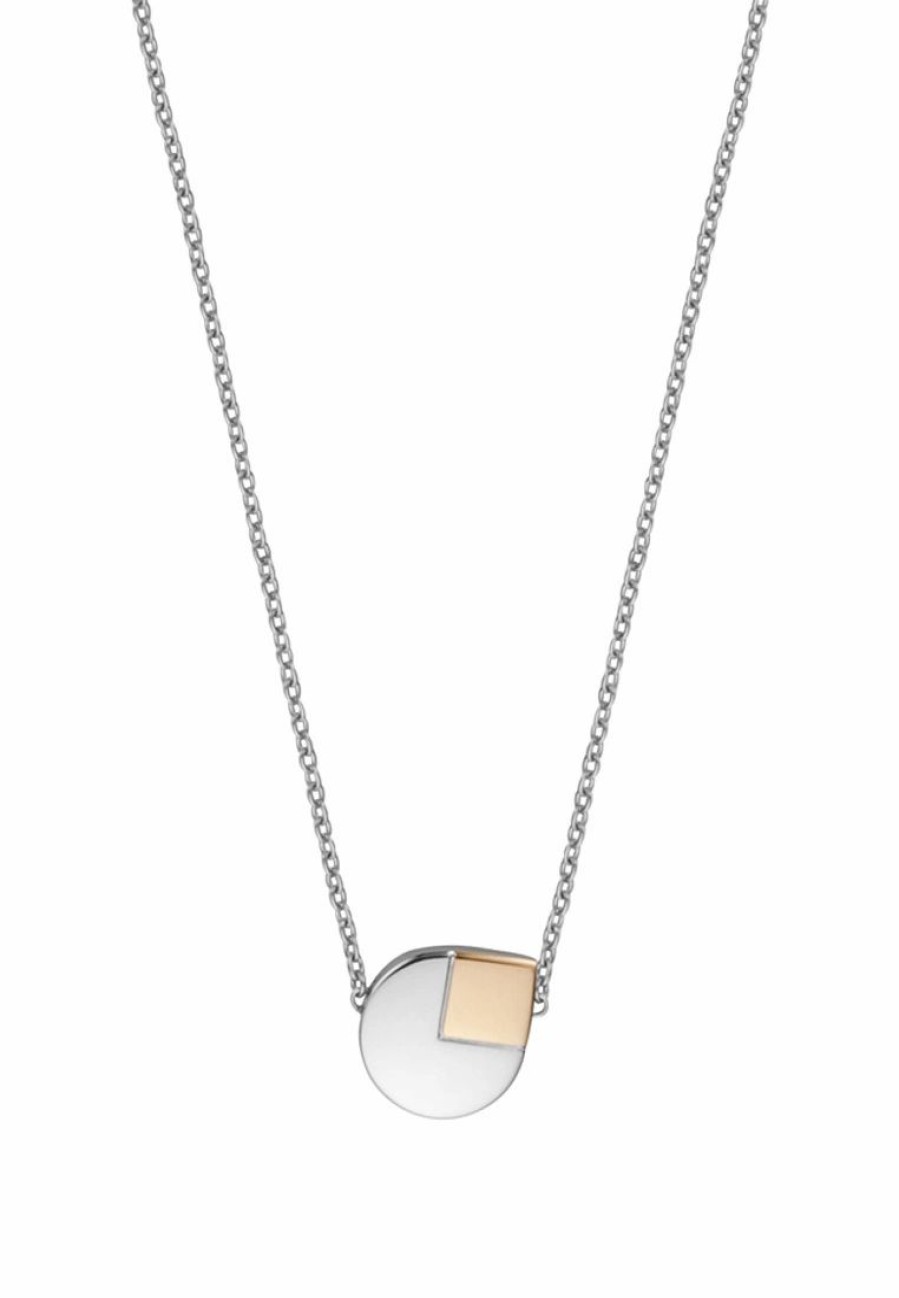 * Accessories | Esprit [Cloud] Two-Tone Silver & Rosegold Stainless Steel Necklace (48 Cm + 3 Cm Extension)