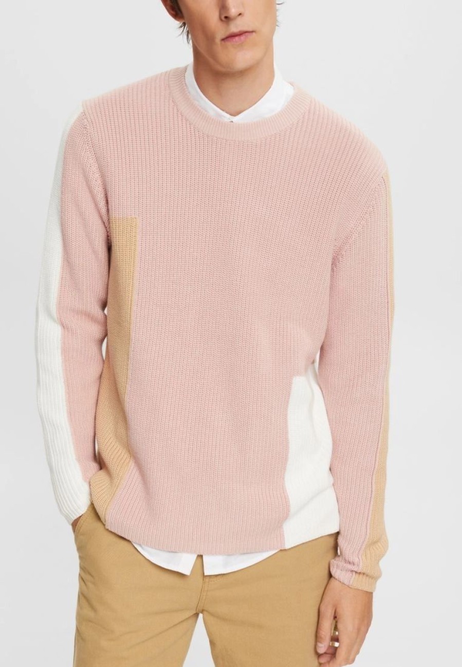 * Clothing | Esprit Knitted Colour Block Jumper