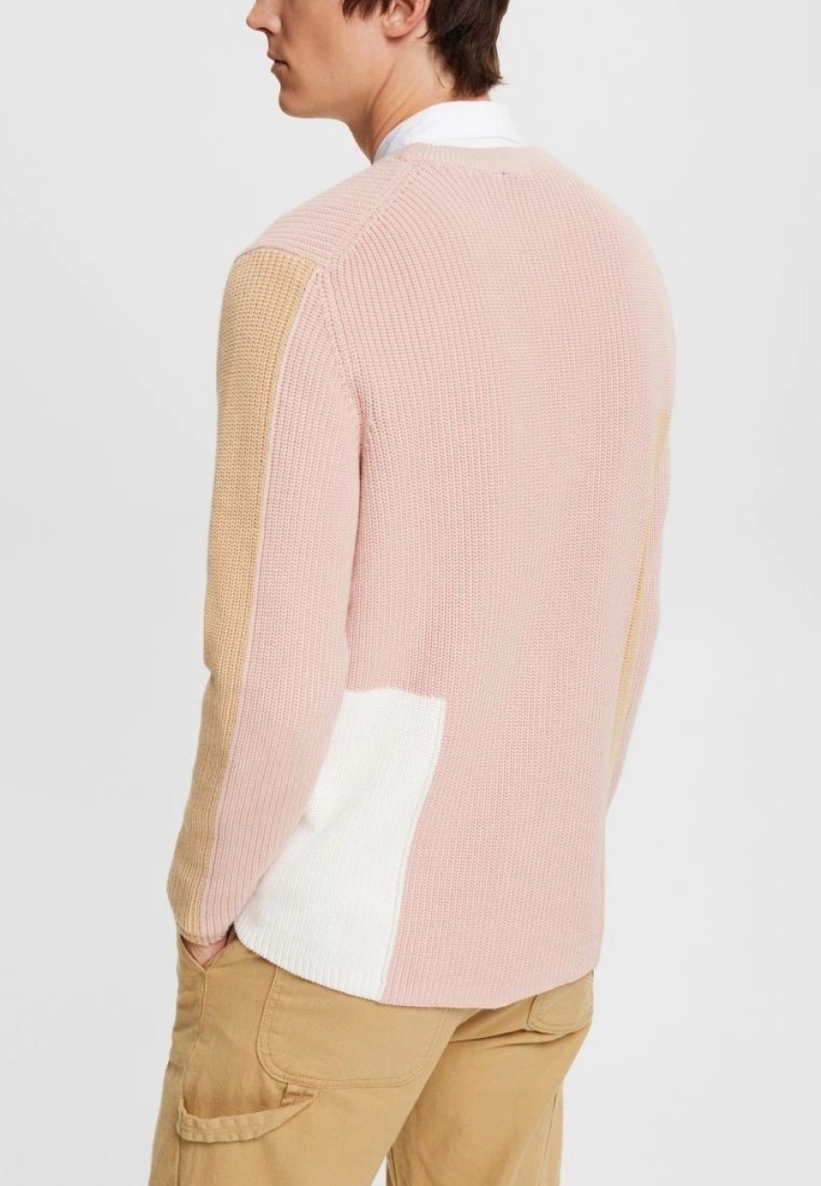 * Clothing | Esprit Knitted Colour Block Jumper