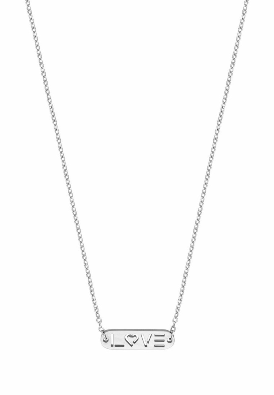 * Accessories | Esprit [Label] Silver Stainless Steel Necklace (40 Cm + 3 Cm Extension)