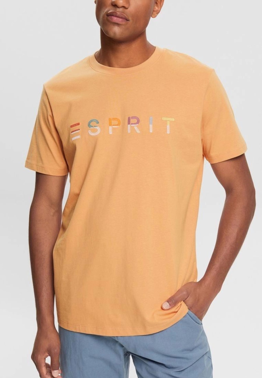 * Uncategorized | Esprit Jersey T-Shirt With An Embroidered Logo