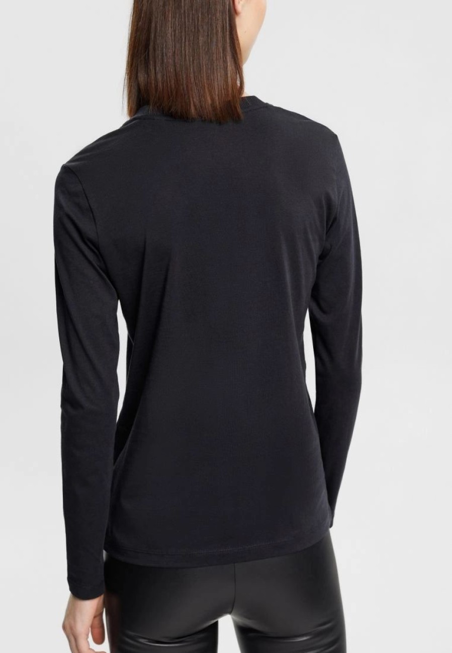 * Clothing | Esprit Long-Sleeved T-Shirt With Logo