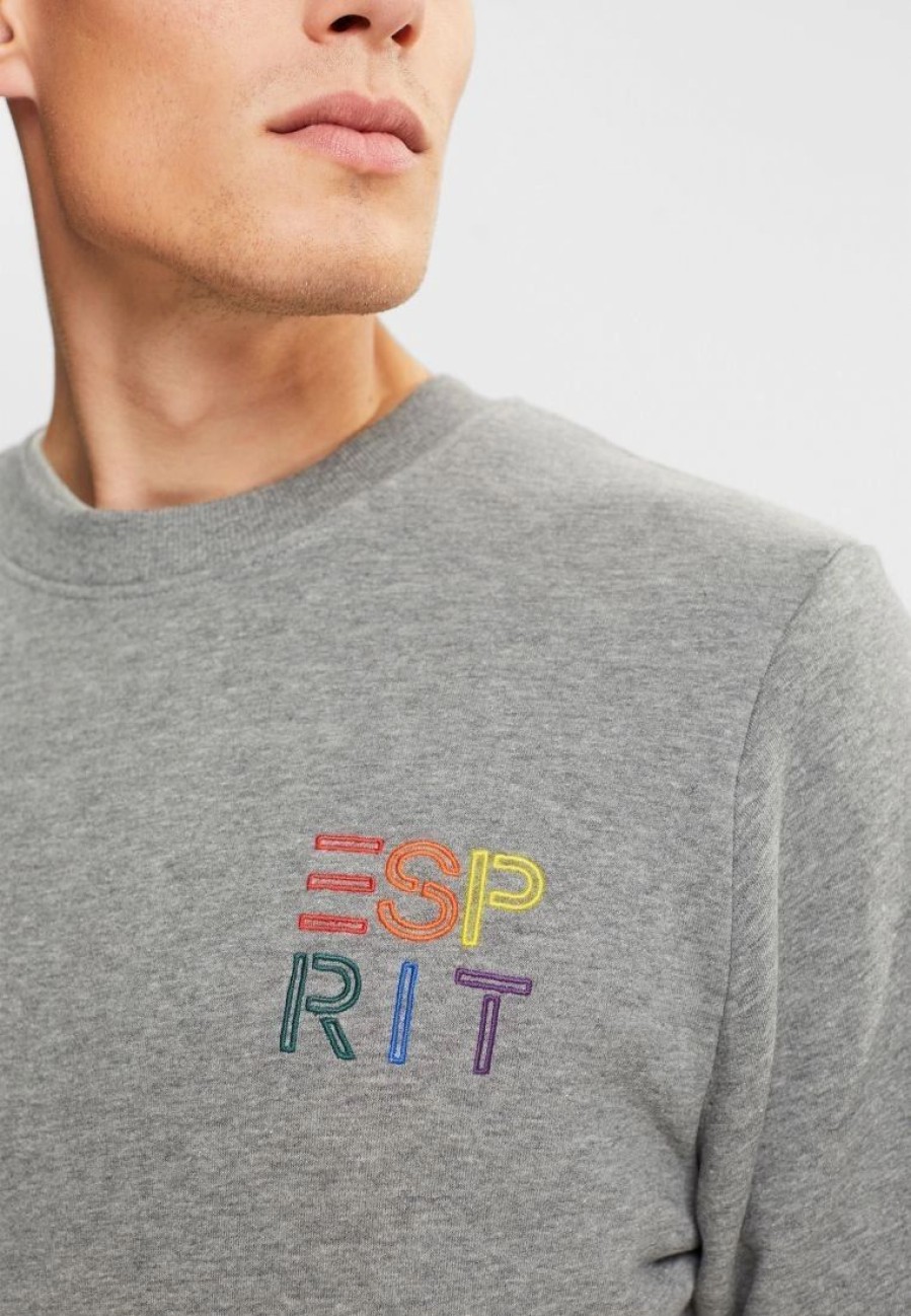 * Uncategorized | Esprit Sweatshirt With A Colourful Embroidered Logo